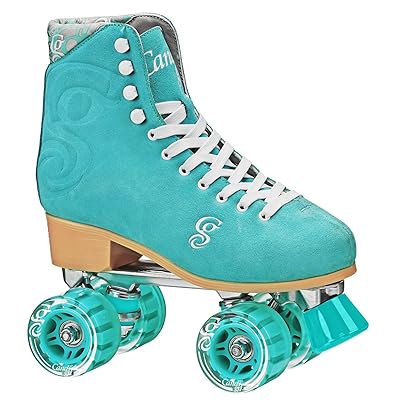 Roller Derby Candi Girl Carlin Quad Artistic Roller Skates Seafoam