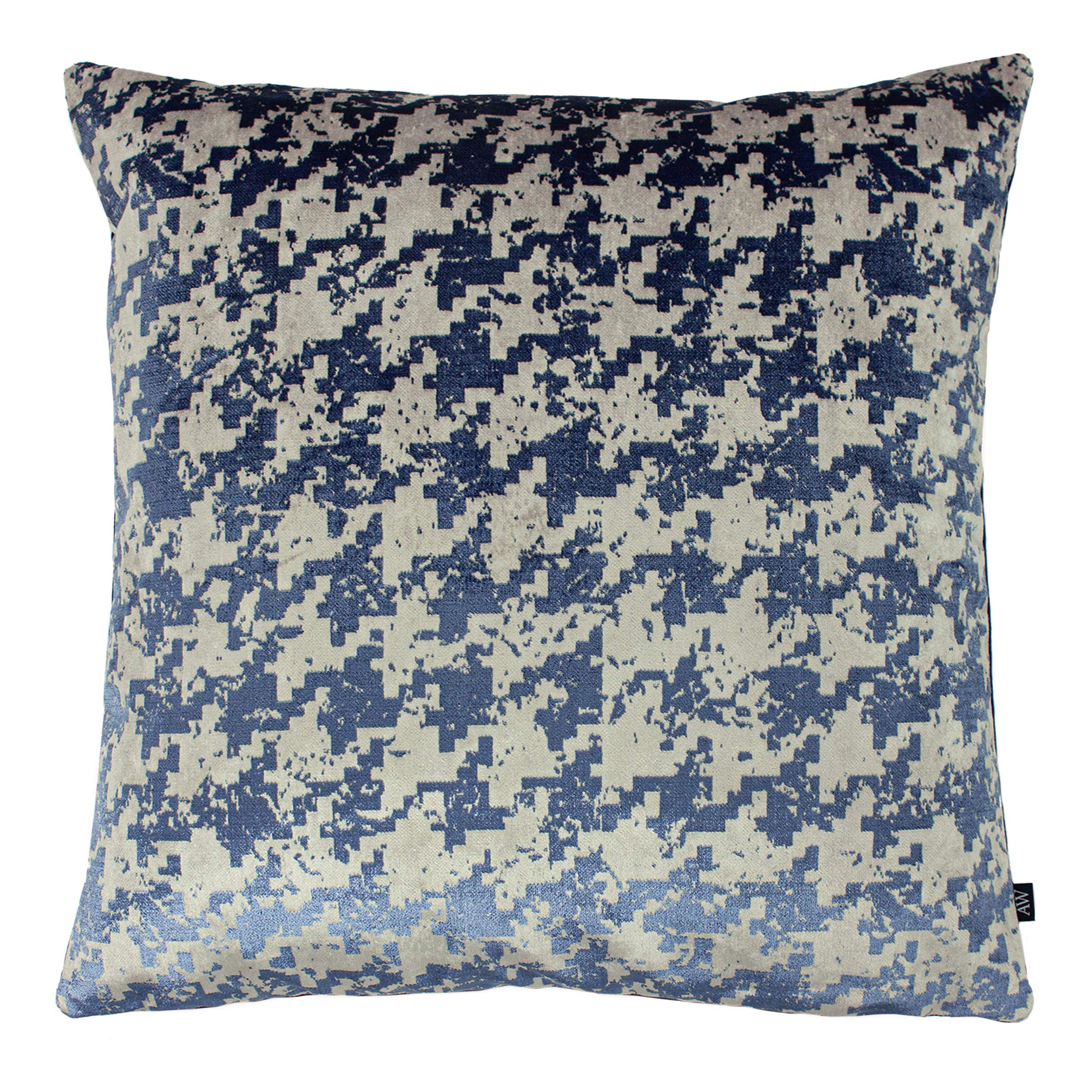 Ashley Wilde Nevado Polyester Filled Cushion, Indigo/Royal, 50 x 50cm