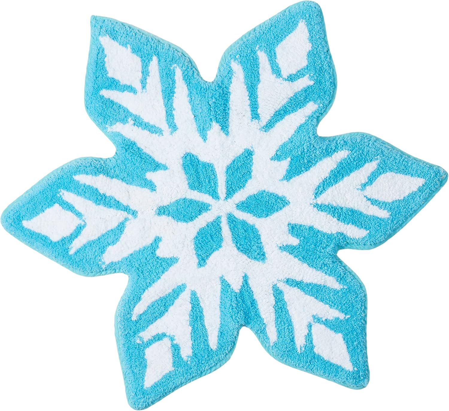 Amazon Com Disney Frozen Snowflake Cotton Tufted Bath Rug Home Kitchen