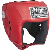 Contender Fight Sports Competition Boxing Headgear without Cheeks | USA Boxing approved open face headgear featuring an impact dispersing leather construction and fully adjustable lace closures