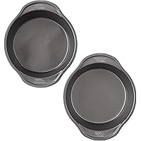 Wilton Perfect Results Premium Non-Stick 6in Round Cake Pan Set, 2-Piece