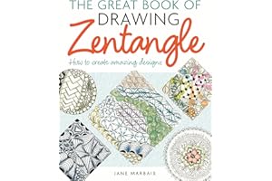 The Great Book of Drawing Zentangle: How to Create Amazing Designs