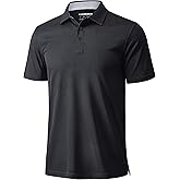 MAGCOMSEN Mens Polo Shirts Short Sleeve Moisture Wicking Performance Collared Shirt Athletic Casual Golf Polos