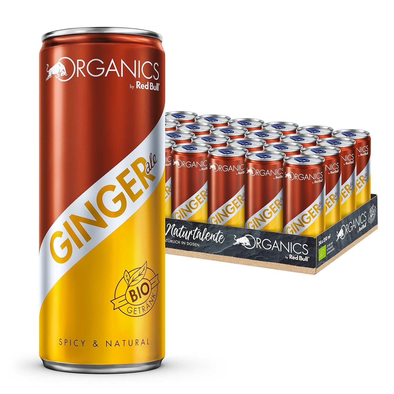 Red Bull Organics Ginger Ale, bio,