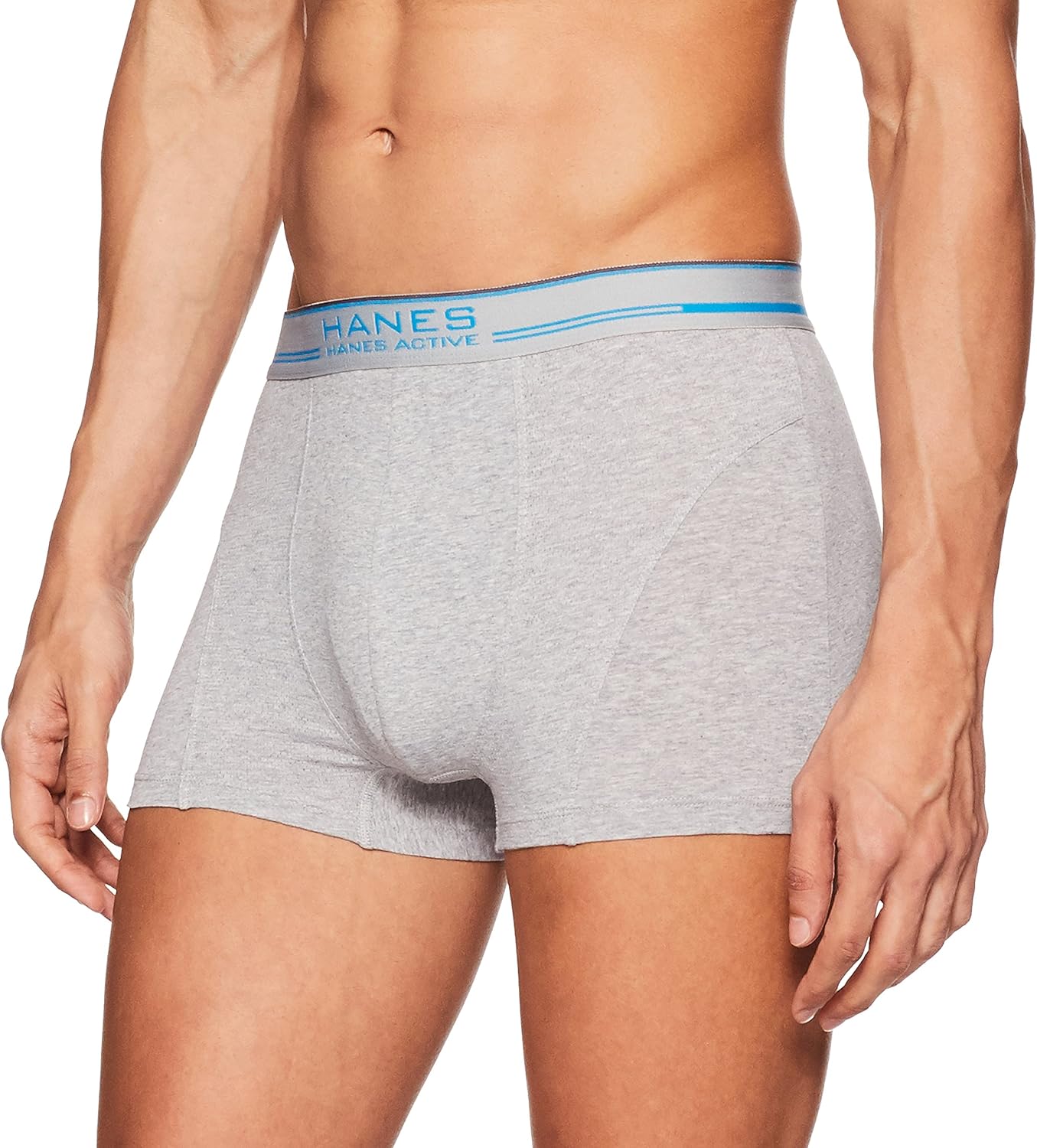 Buy Hanes Men's Plain Trunks (F660003P1_Grey Melange_XLarge) at