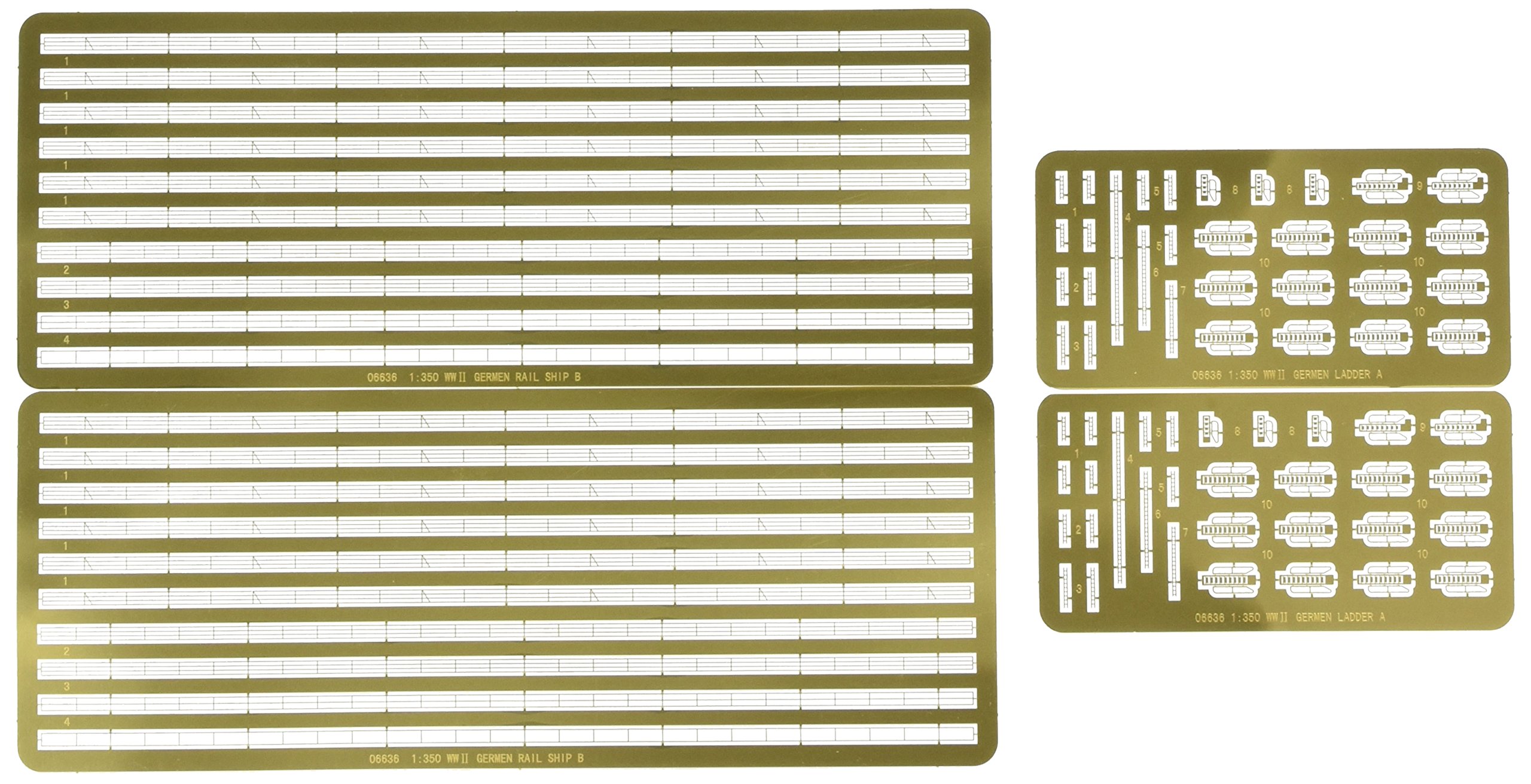 Trumpeter 1:350 - Ships Handrails & Ladders (P-Etch)
