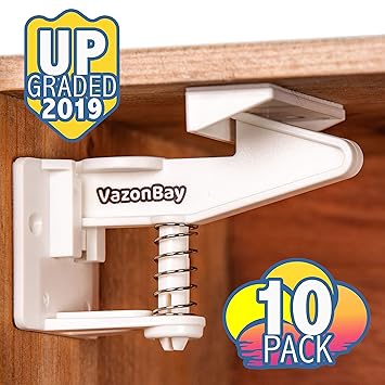 Child Safety Locks For Drawers And Cabinets Pack Of 10 Concealed