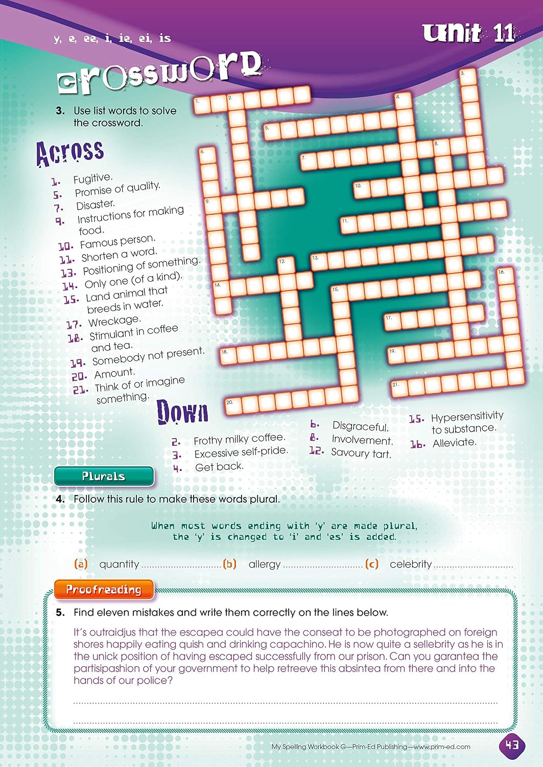 My Spelling Workbook: Book G – BigaMart
