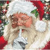 Lucas-S Santa Counted Cross Stitch Kit, 26 x 25 cm | embroidery by Marussia