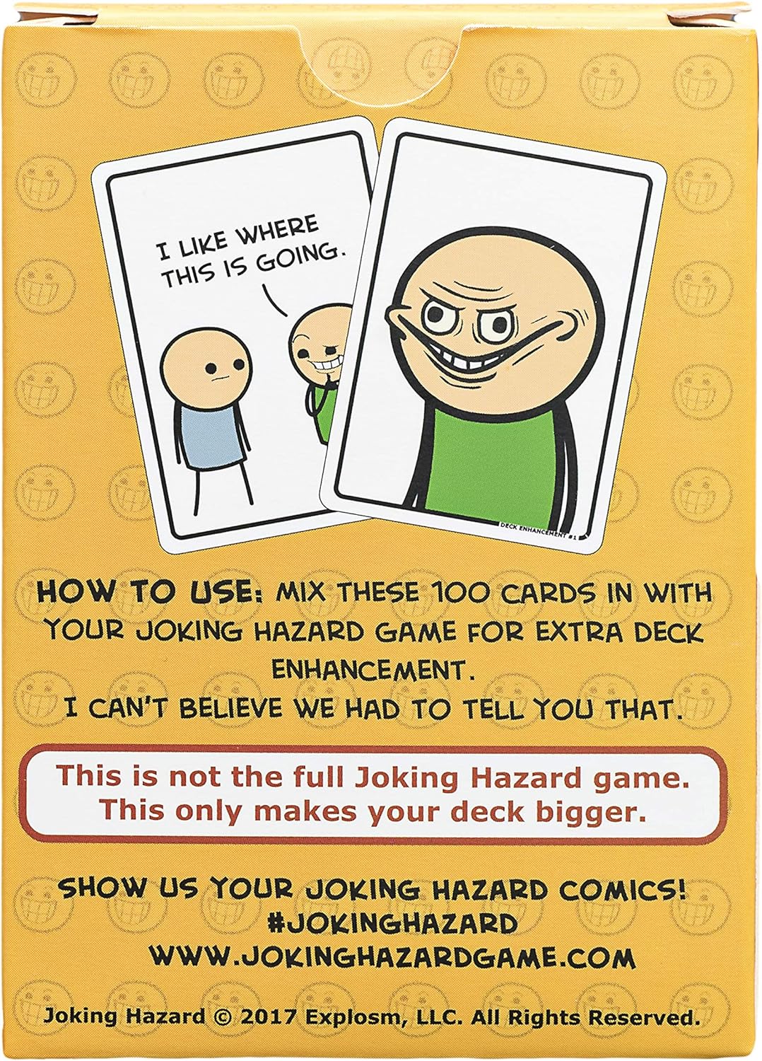 Joking Hazard Deck Enhancement #1 - Expansion Pack for Fun Party Games by Cyanide & Happiness, 100 New Hilarious Comic Cards - Image 3