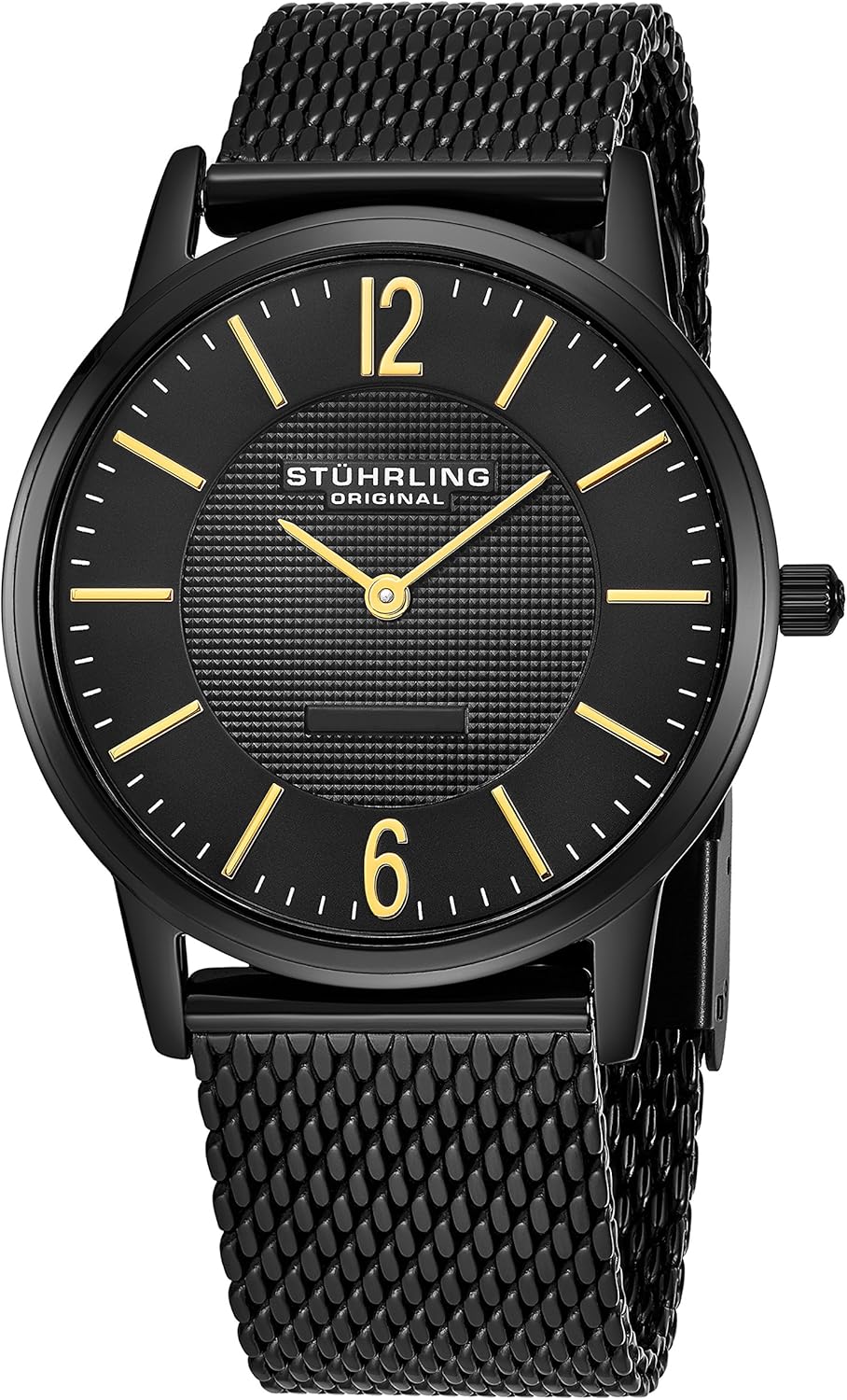 Stuhrling Original 122.33551 Herren-Armbanduhr Analog Quarz Edelstahl ...