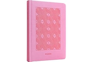 Kunitsa Co. Travel Journal - Guided Notebook for Travelers to Plan & Reflect on Vacations & Trips. Keepsake Travel Gift, Lavender Pink