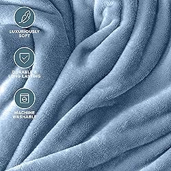 Bare Home Fleece Blanket - Full/Queen - Ultra-Soft