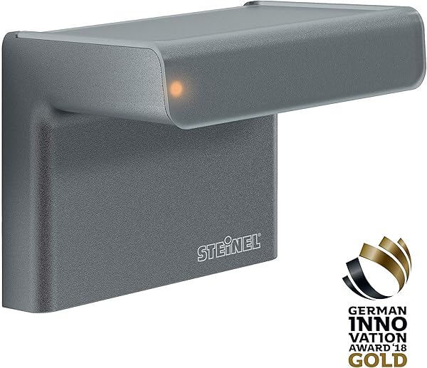 Steinel 066178 Bewegungsmelder iHF 3D anthrazit 160 Bewegungssensor 7 m Reichweite in 3 Zonen per Bluetooth einstellbar 2000 W 230 V