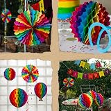 Itsy Bitsy Party Co Premium Reusable Birthday Decorations Rainbow view 7