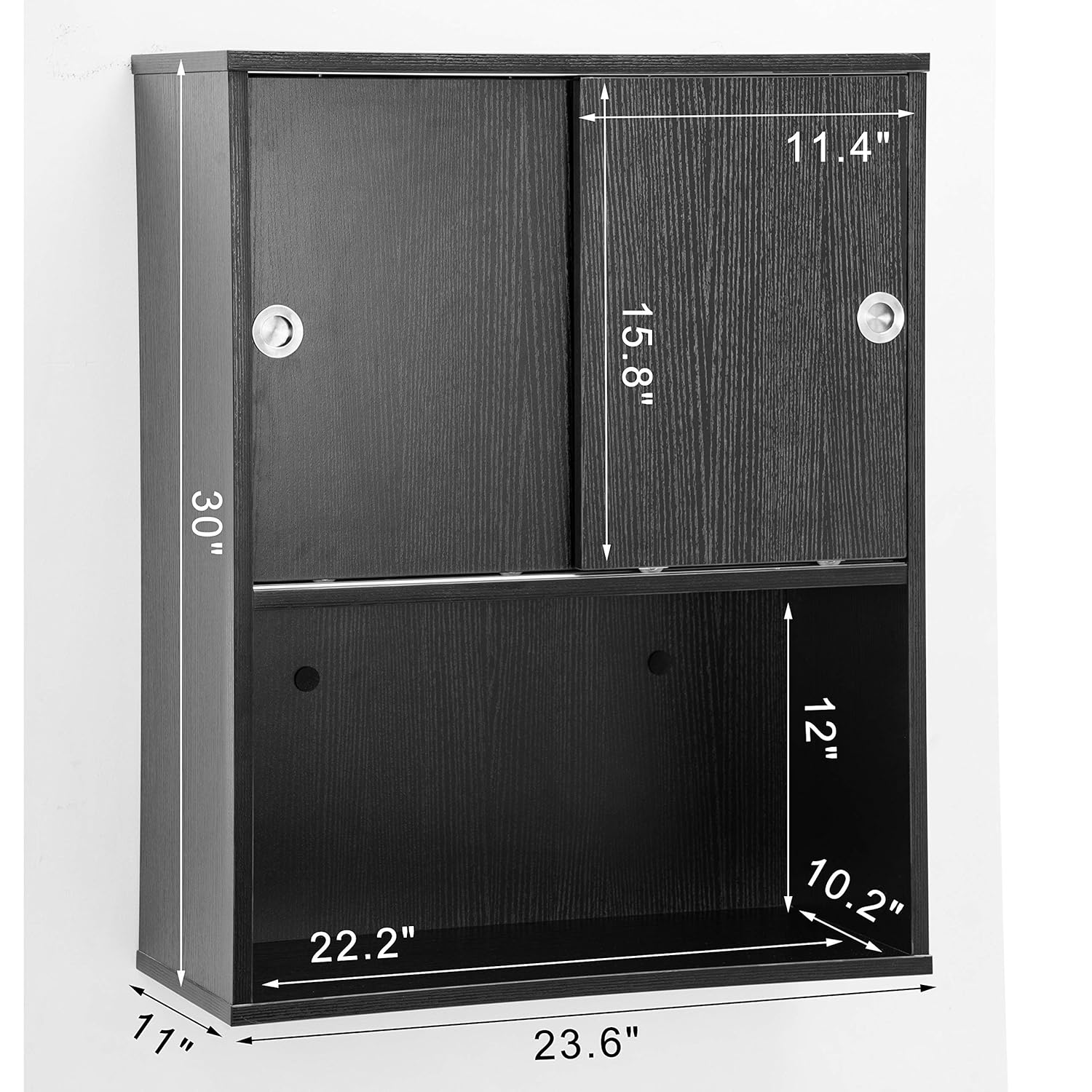 BarberPub Wall Mounted Barber Shampoo Station Storage Cabinet Salon Beauty Spa Equipment 7136: Beauty
