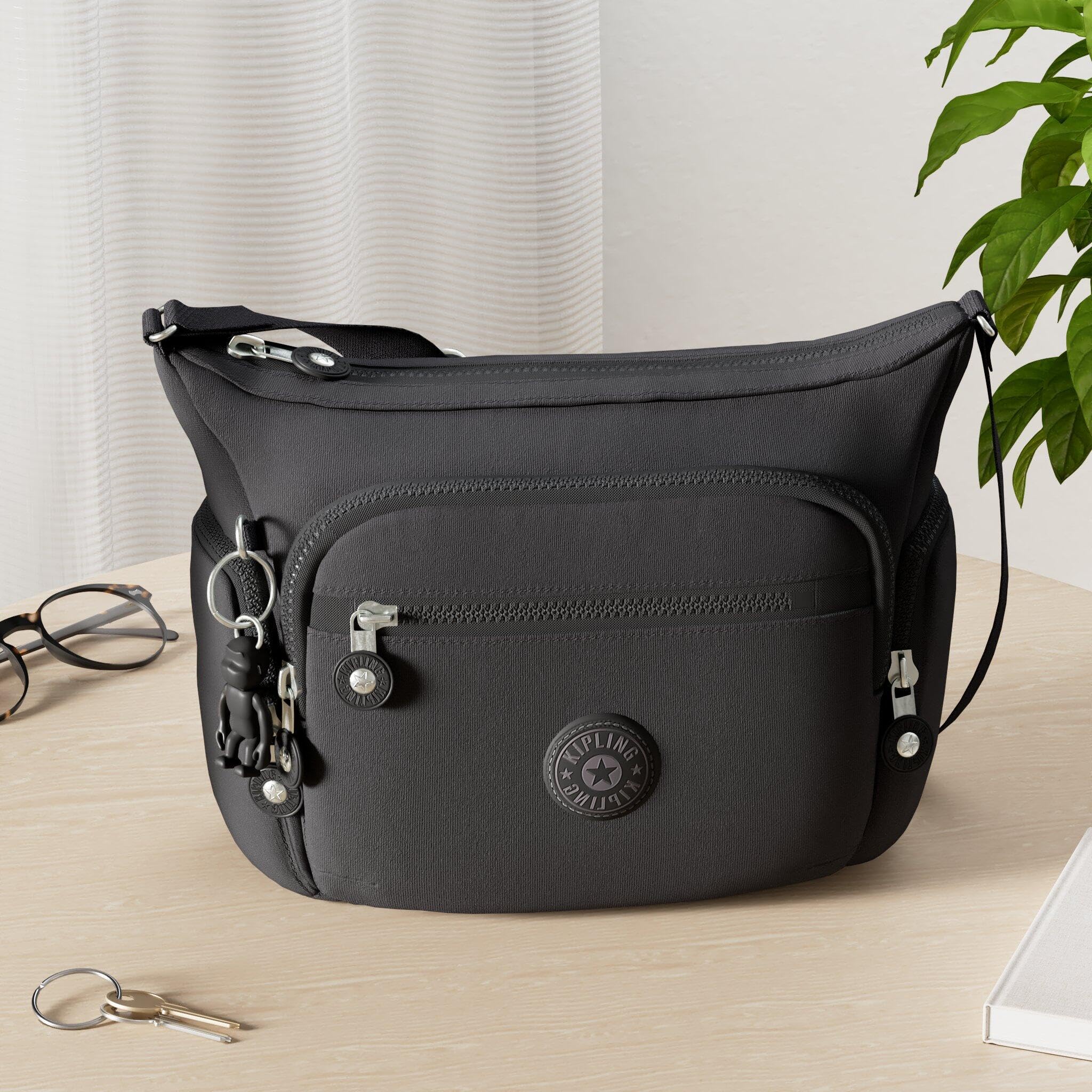 Kipling GABBIE S Kleine Umhängetasche, Black Noir (Schwarz)