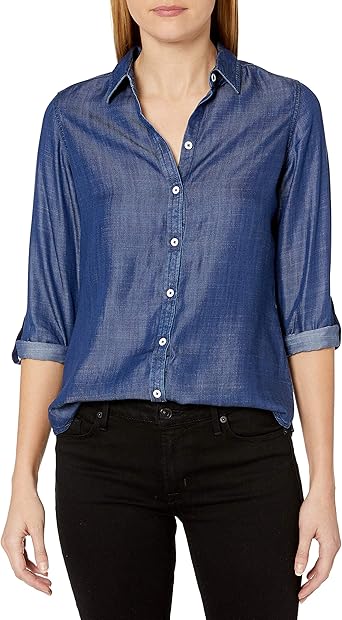 foxcroft denim shirt