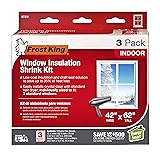 Frost King V73/3H Shrink Window Kit, Indoor, 42 x