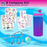 Purple Ladybug Mermaid Water Bottle Craft Kit for Kids 4 5 6 7 8 Years view 3
