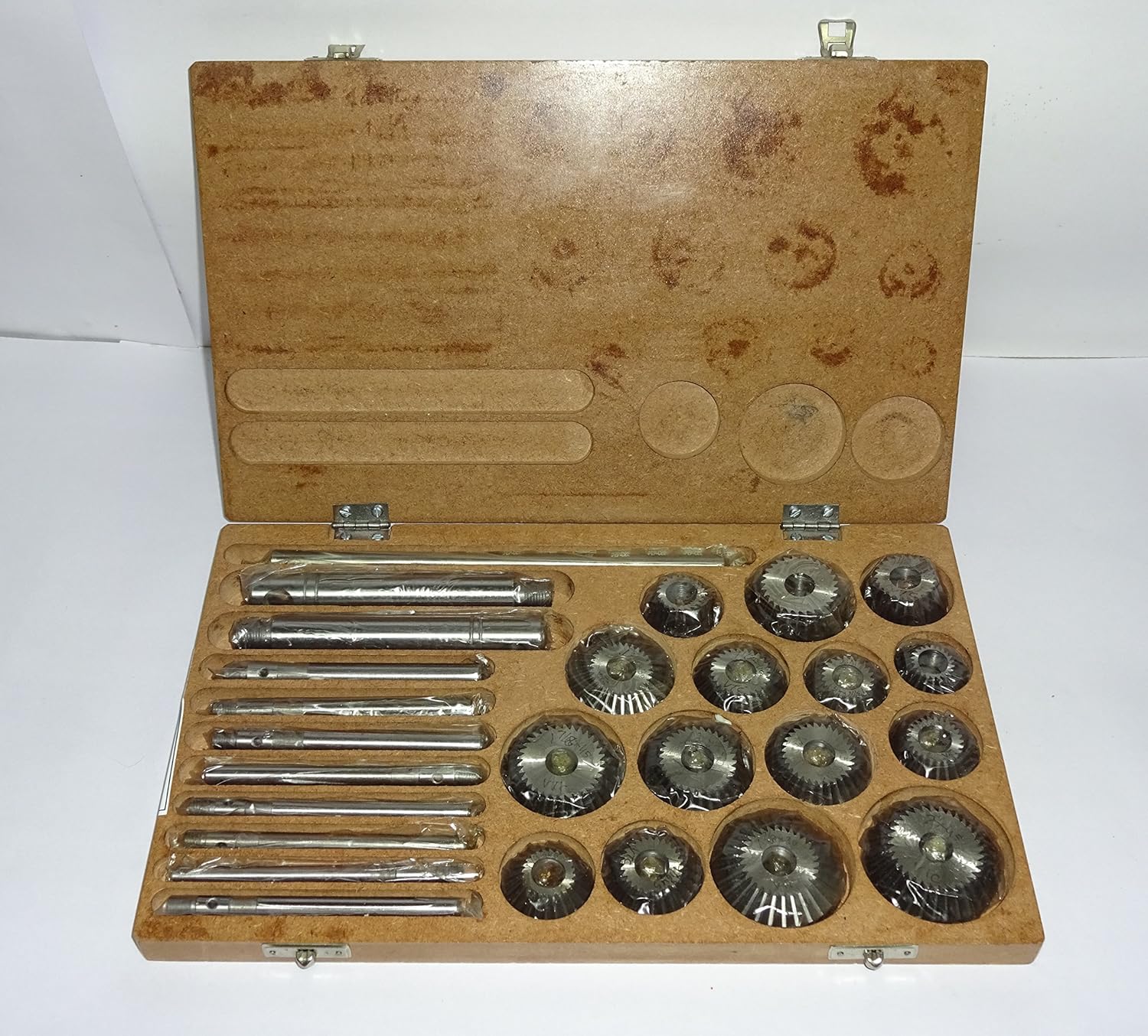Valve Seat & Face Cutter Set / Kit 15 Pcs Set for Vintage Cars & Bikes in Wooden Case Amazon