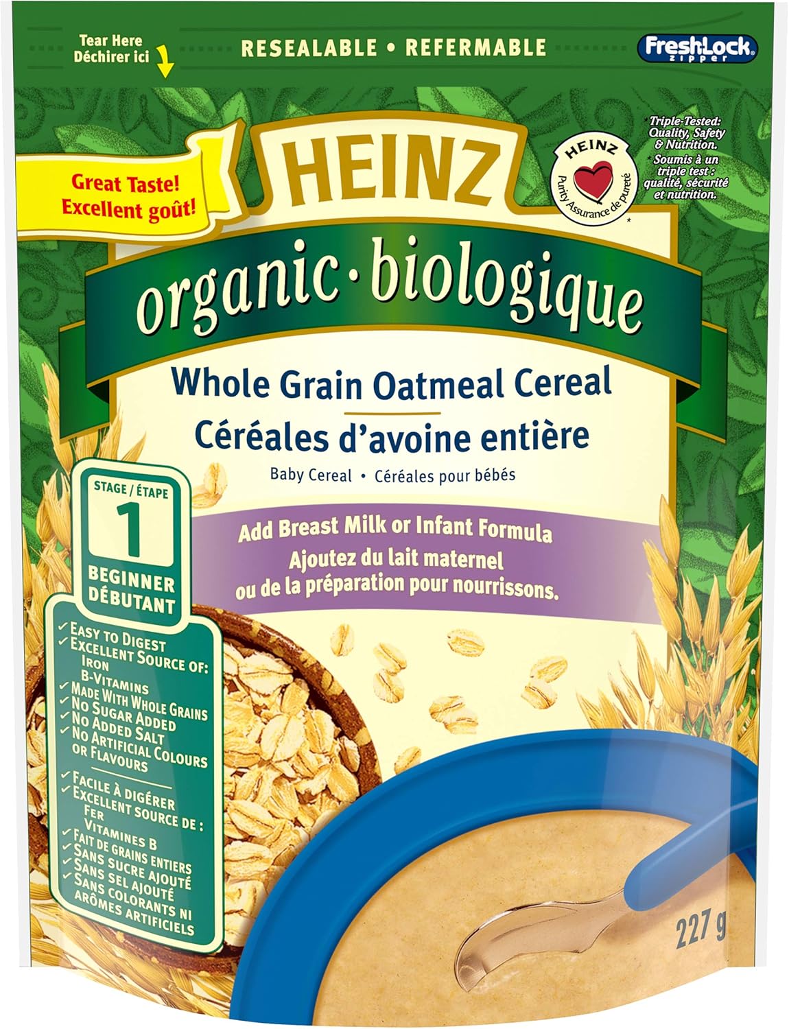 happy baby cereal canada