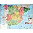 Grupo Erik Map of Spain Poster - Mini Poster 40 x 50 cm - Shipped Rolled Up - Cool Posters - Art Poster - Posters & Prints - Wall Posters
