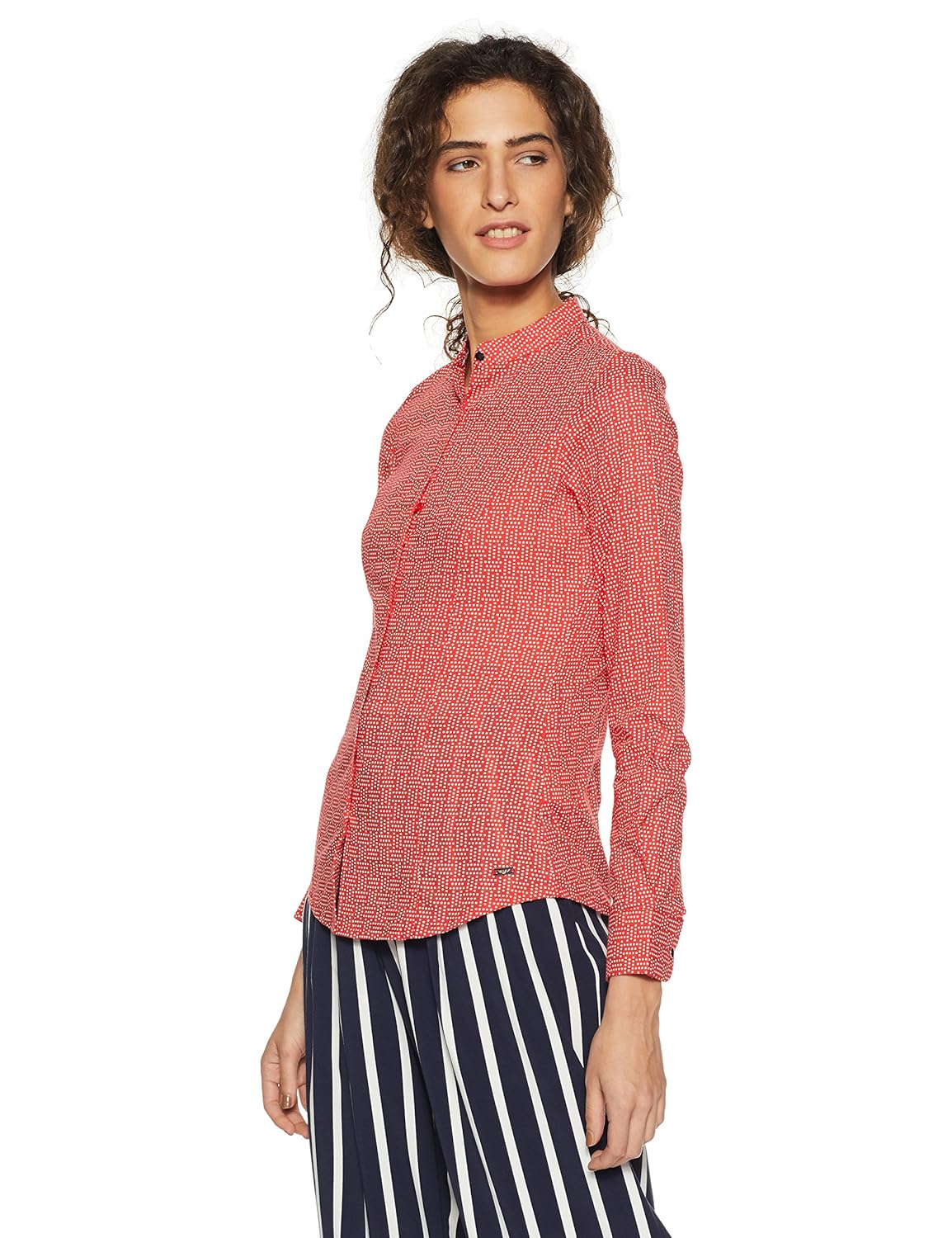 park avenue women's quilted regular fit shirt