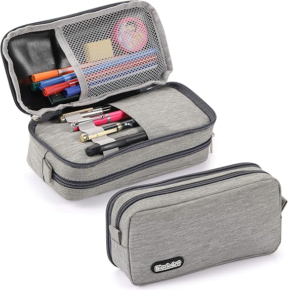 Trousse Scolaire Pour Garçons à 3 Compartiments Avec Fermeture à éclaire