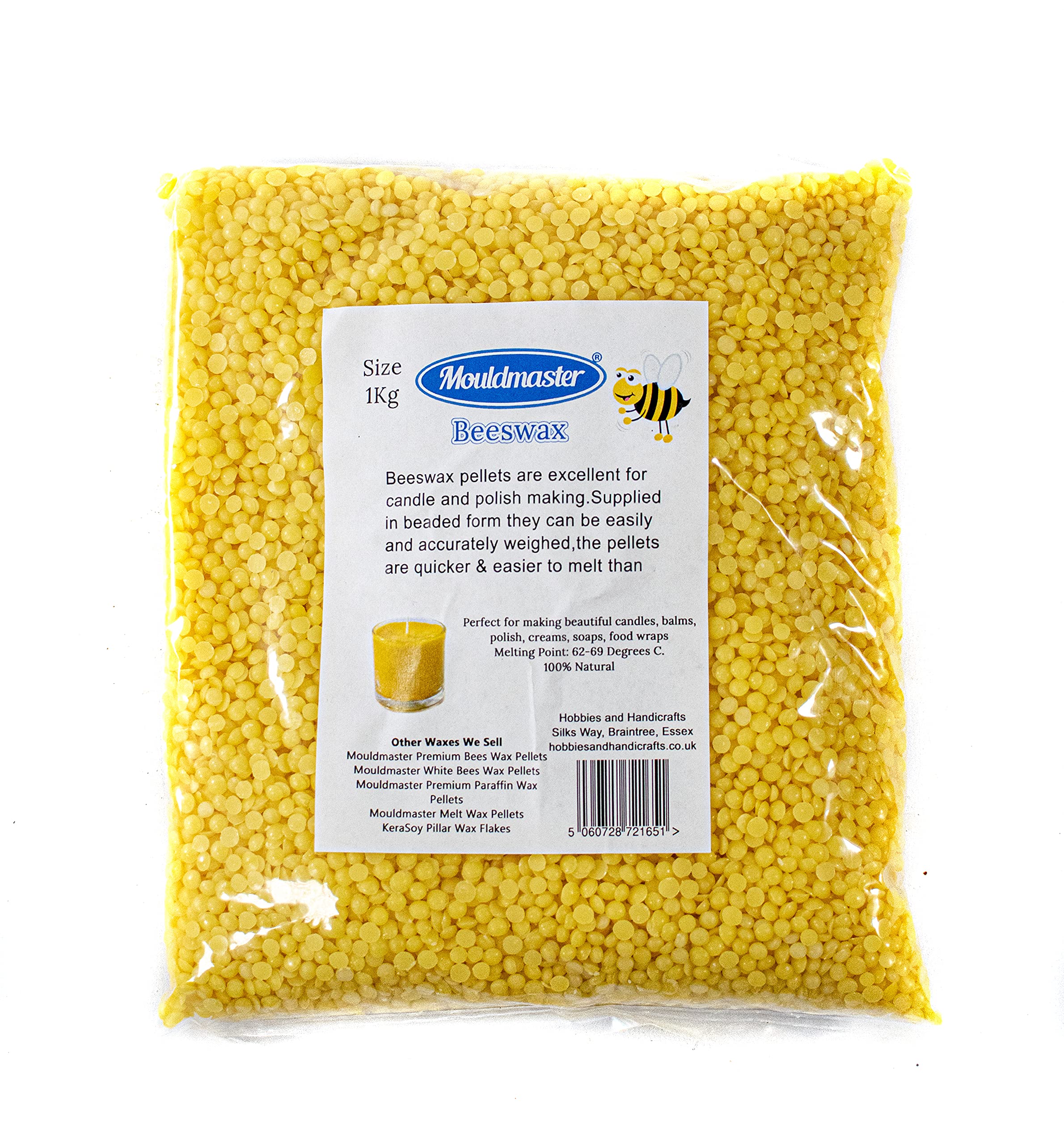 Mouldmaster Bees Wax, Yellow, 1kg