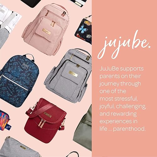 JuJuBe BFF Convertible Unisex Diaper Bag Backpack, Baby Bag with