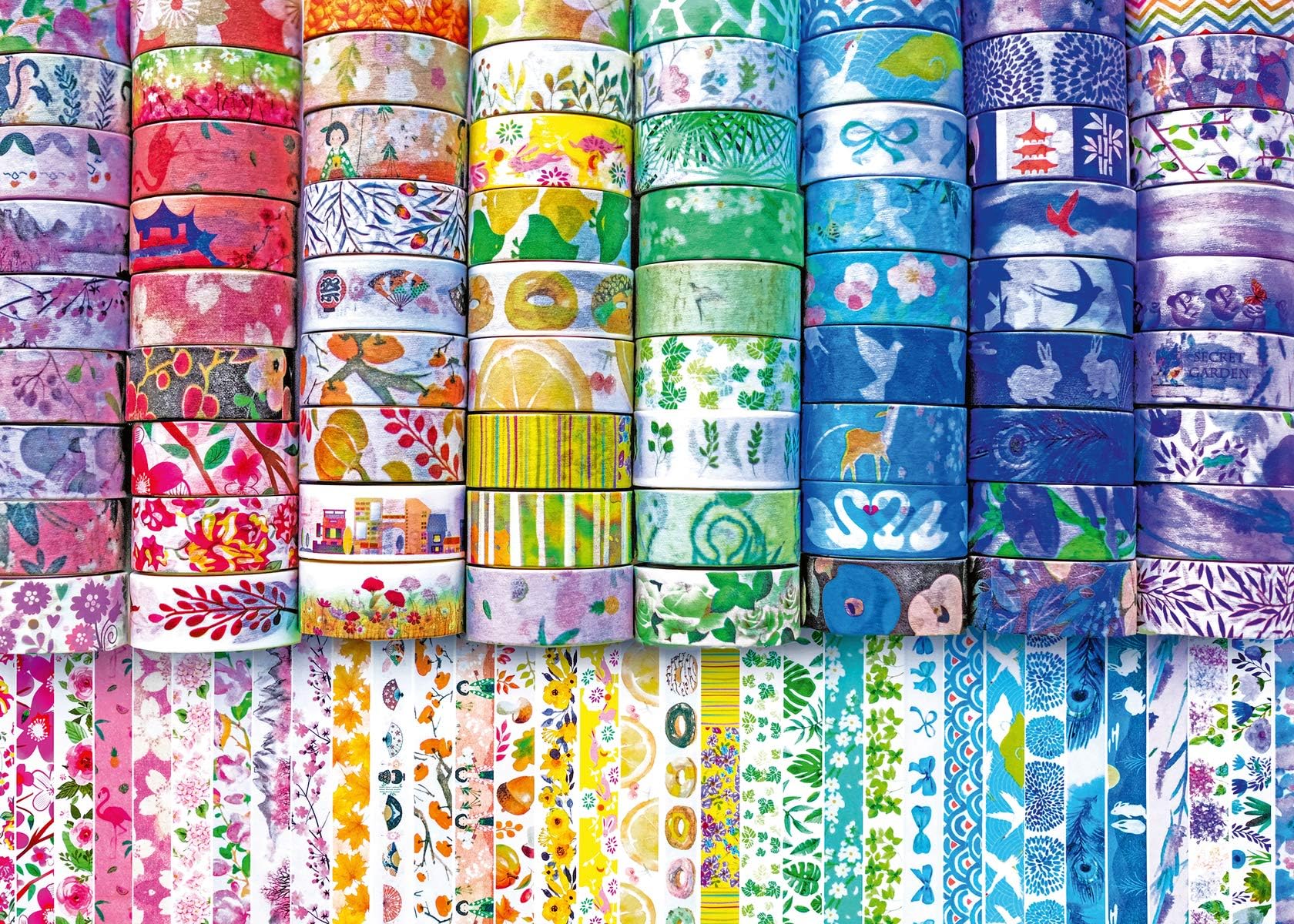 Ravensburger 16439 Washi Wishes 300 Piece Large Pieces Jigsaw Puzzle for Adults - Every Piece is Unique, Softclick Technology Means Pieces Fit Together Perfectly