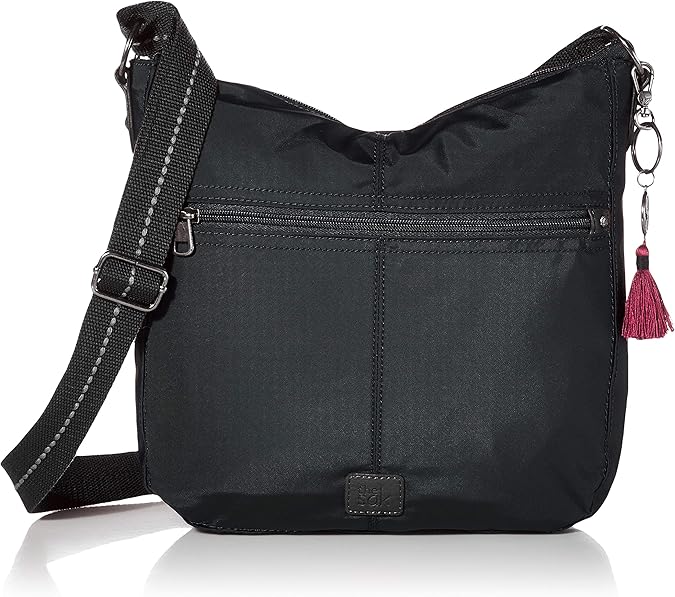 The Sak Women's Nylon Esperato N/S Crossbody, Black, One Size Amazon