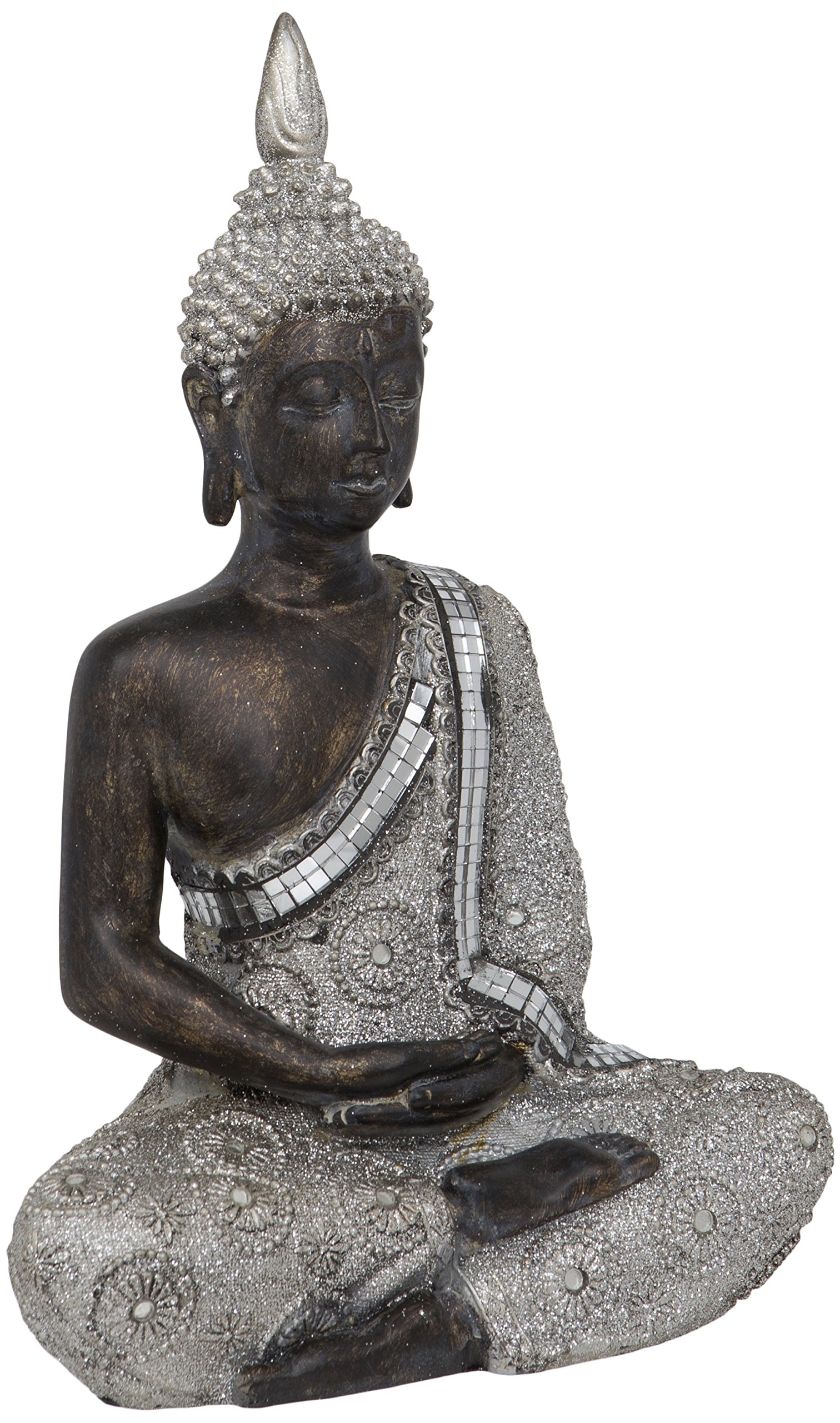Thai Sitting Meditating Buddha 7.6-Inch / 19.5cm