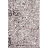 SAFAVIEH Adirondack Collection Accent Rug - 2'6" x 4', Light Grey & Purple, Modern Abstract Design, Non-Shedding & Easy Care,