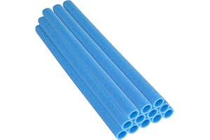Upper Bounce Noodle Trampoline Pole Foam Sleeves – Trampoline Padding Replacement, Foam Tubes Padding, 33" & 44" Length, 1” & 1.75" Diameter.