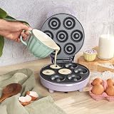 Giles & Posner Mini Doughnut Maker 7 Donuts Non-Stick 1000W Purple view 6