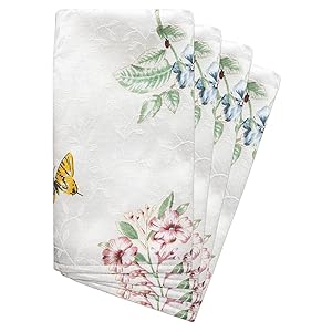 Lenox Butterfly Meadow Set of 4 Napkins