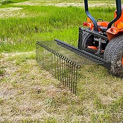 YINTATECH 72in 3 Point Tractor Rake, Pine Straw