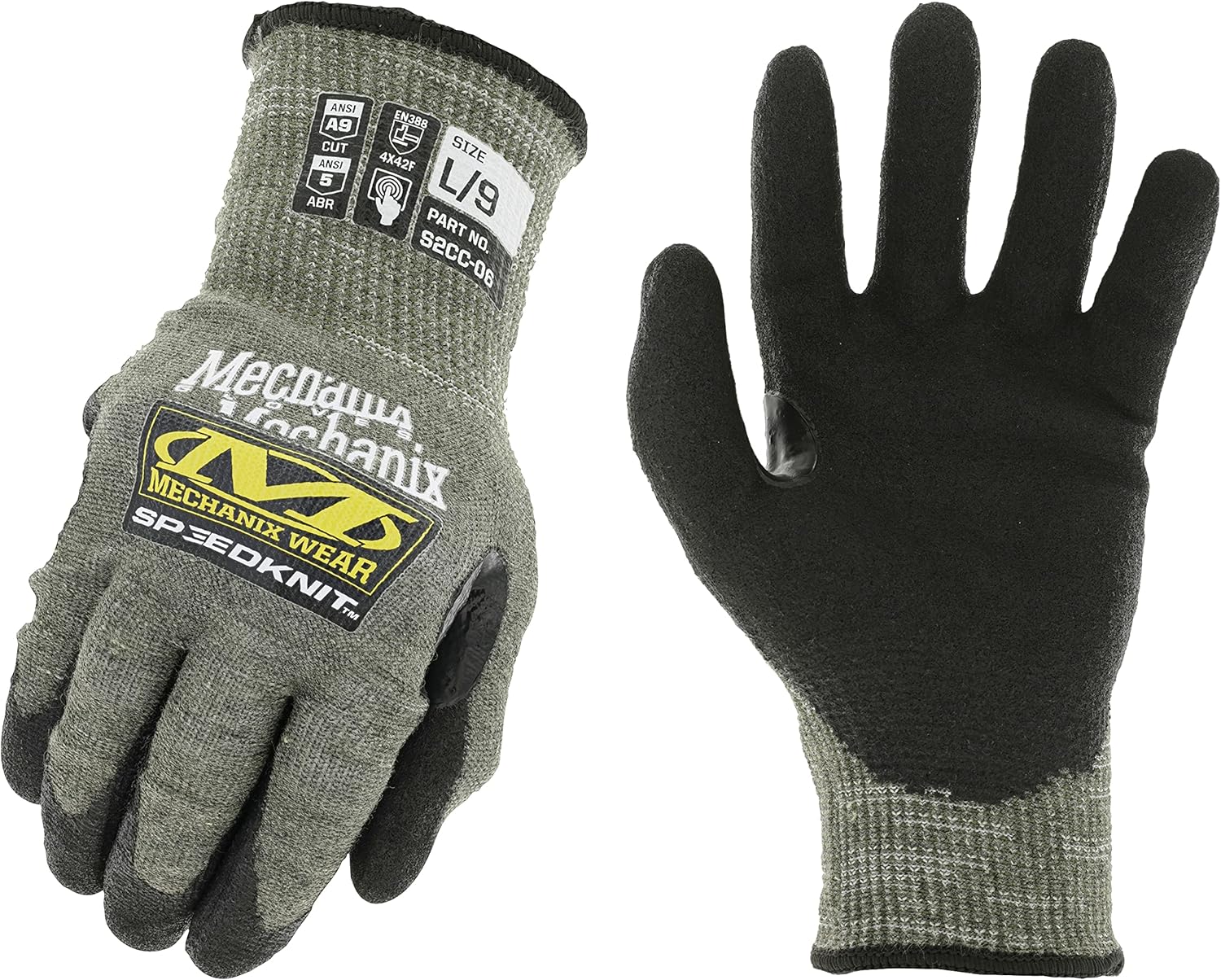 Mechanix Wear S2CC06008 SpeedKnit S2CC06 Coated CutResistant Gloves