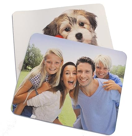 Dogidogs Mousepad mit eigenem Foto, individuell Bedruckt mit Logo oder Motiv, 5 mm stark, 270 x 190 mm