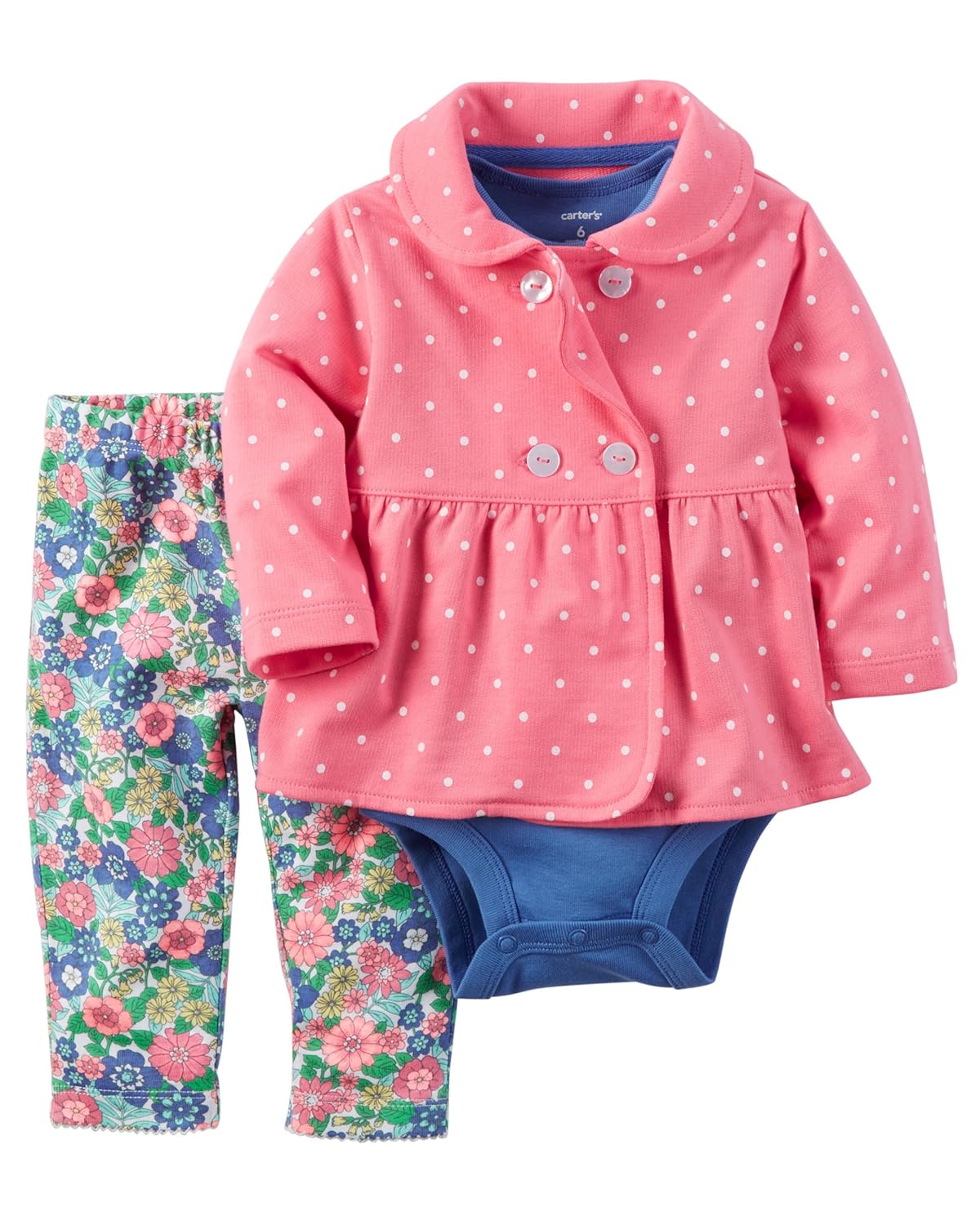 Carter's Baby Girls' 3 Piece Cardigan Set (Baby) Pink