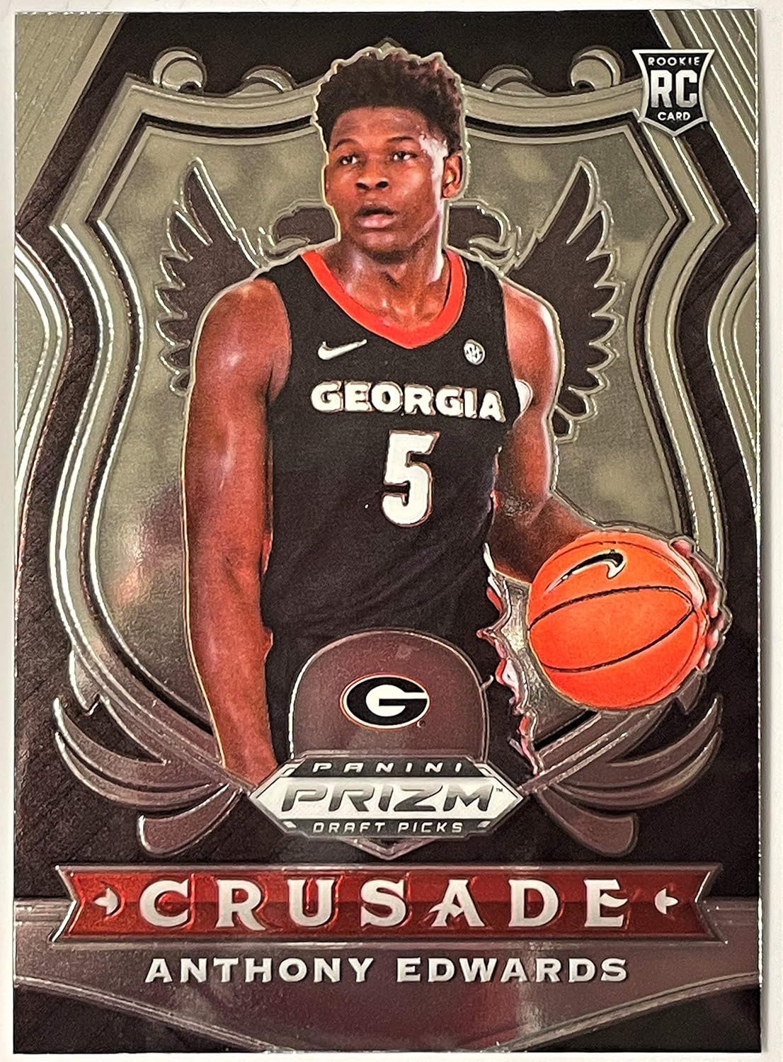 Amazon.com: ANTHONY EDWARDS 1st PRIZM Rookie Card - 2020 Panini Prizm