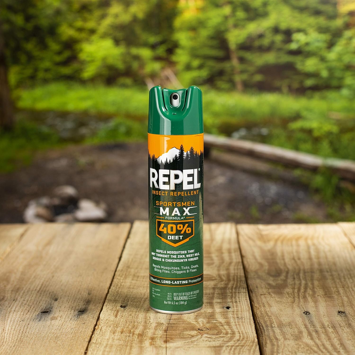 Repel 33801 6-1/2-Ounce Sportsmen Max Formula Aerosol 40-Percent DEET Spray, Case Pack of 1 Insect, 6.5 oz: Industrial & Scientific