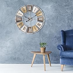 Sorbus Decorative Large 24-Inch Wall Clock for