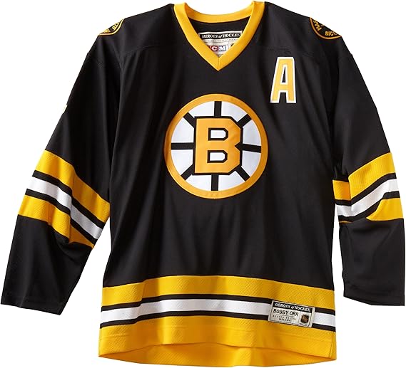 NHL Boston Bruins Bobby Orr 4 Heroes Of Hockey Jersey