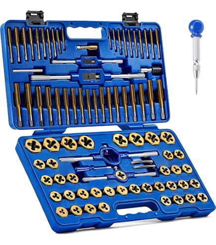 IRWIN Tools 76 Piece Machine Screw/Fractional/Metric Tap and Hex