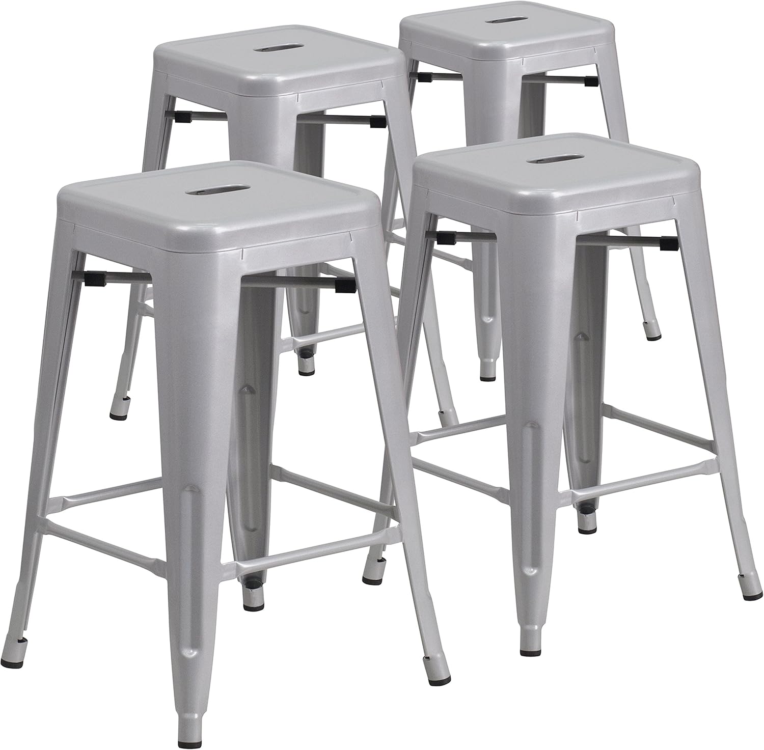 Best White Color Aluminum Stacking Patio Dining Chair