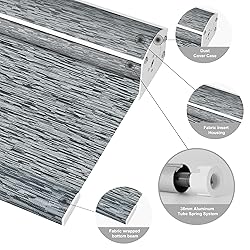 Boolegon Light Filtering Roller Shades for