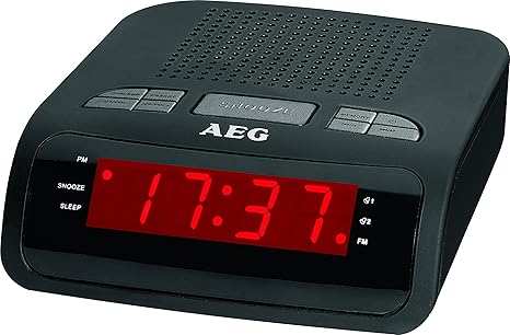 AEG MRC 4142 Uhrenradio Einschlafautomatik, 24 Stunden-LED-Anzeige